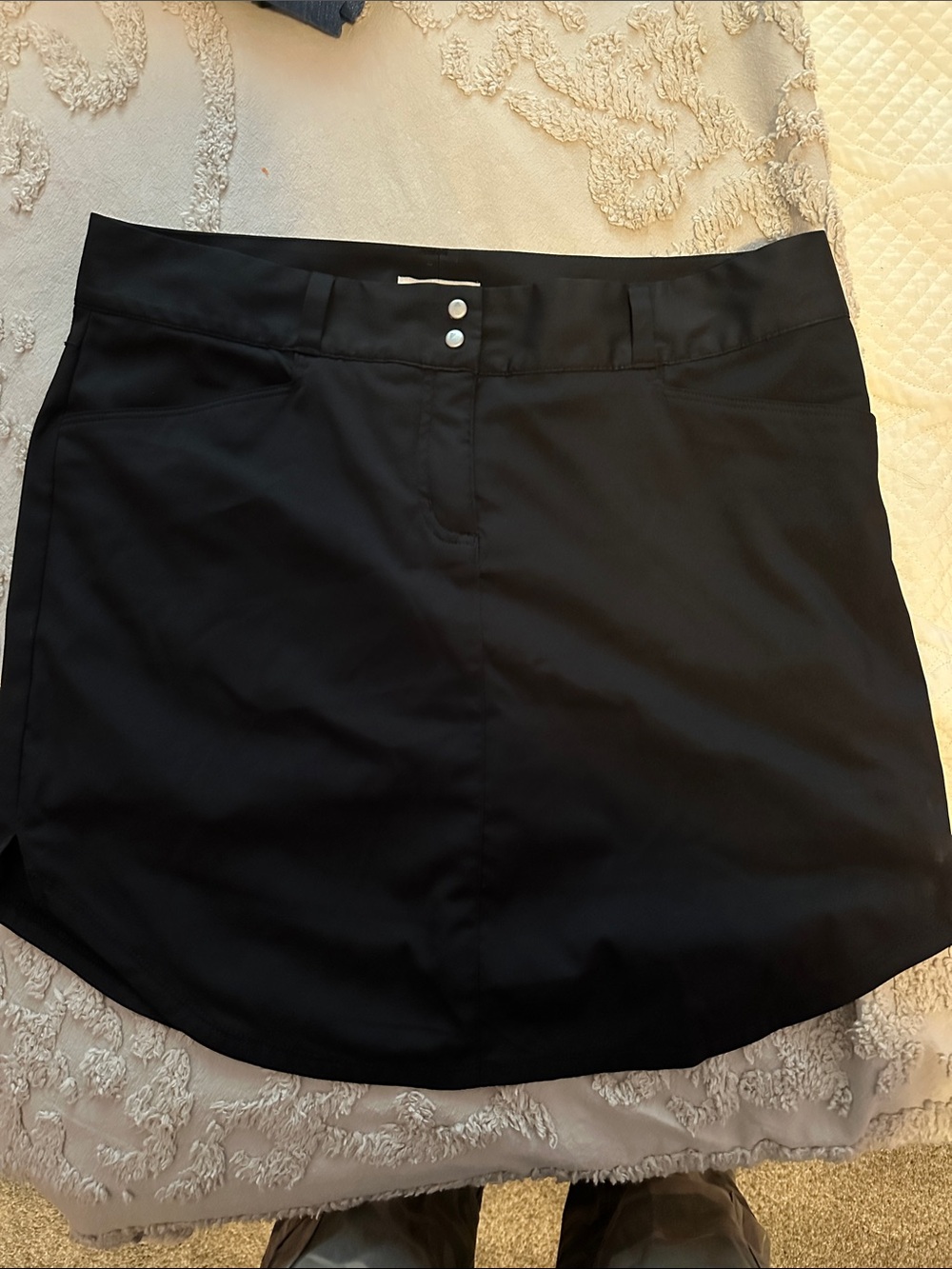 Classic Black Women's Skort - Versatile Everyday Style